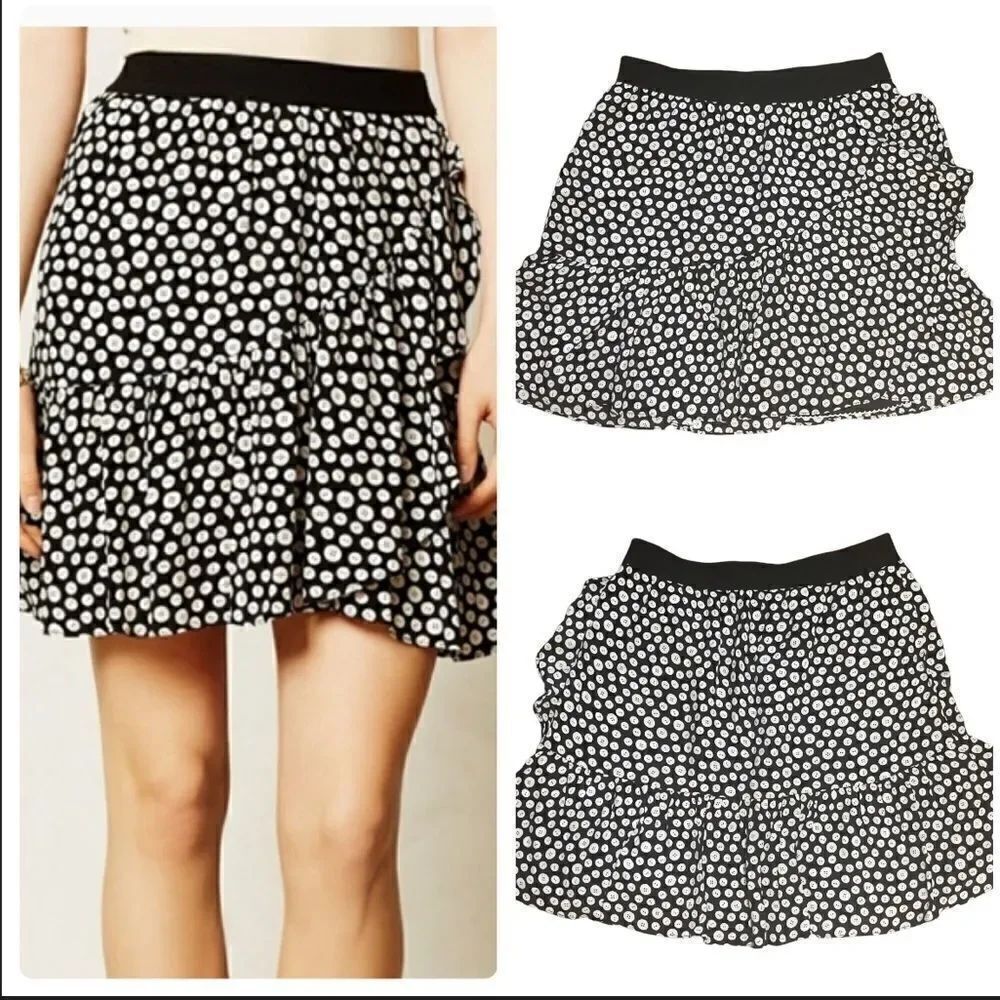 Maeve Paulista Ruffle Wrap Skirt Size Medium